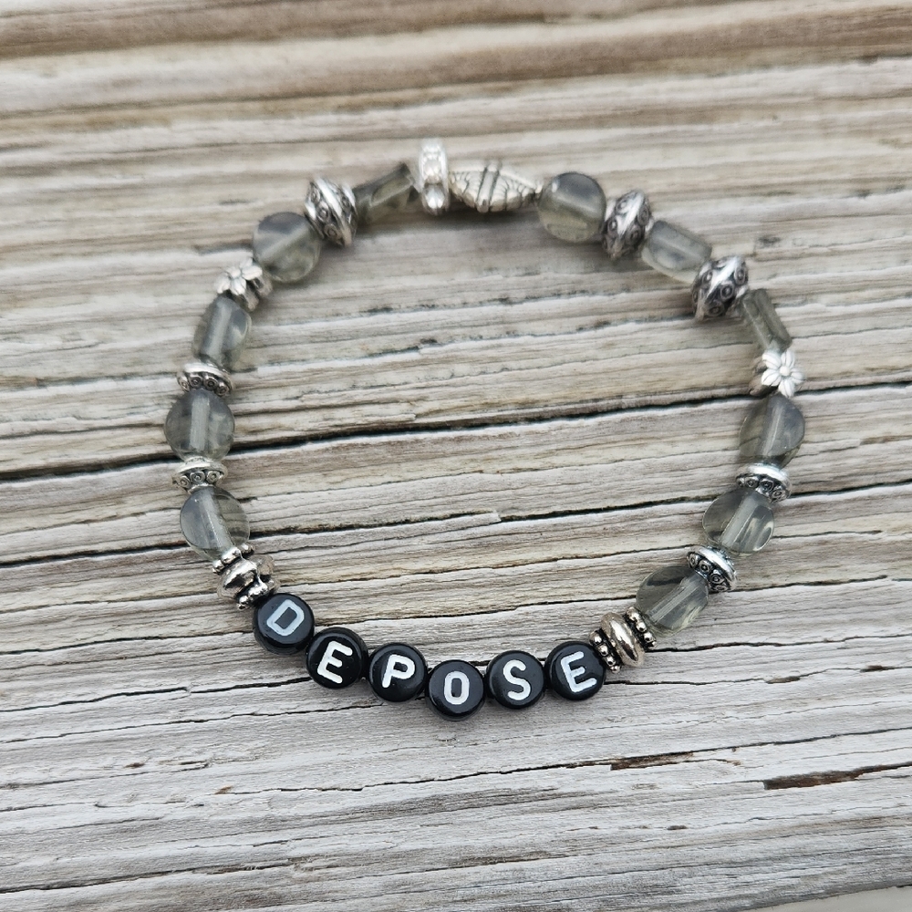 Depose Beaded Bracelet with Silver Accents